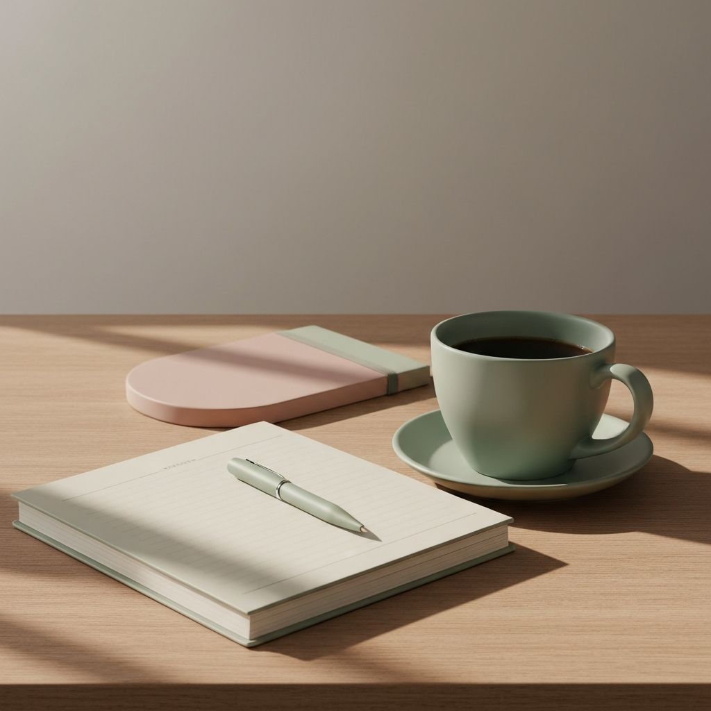 Minimalistyczne biuro do pracy