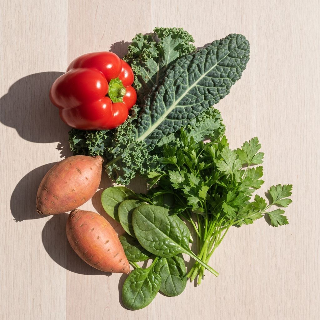 Warzywa i owoce z witaminą C